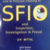 Bharat's Law & Practice relating to SFIO and Inspection, Investigation & Fraud by D.P. Mittal - 1st Edition February 2020