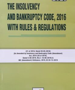 Book Corporation's The Insolvency and Bankruptcy Code, 2016 with Rules & Regulations