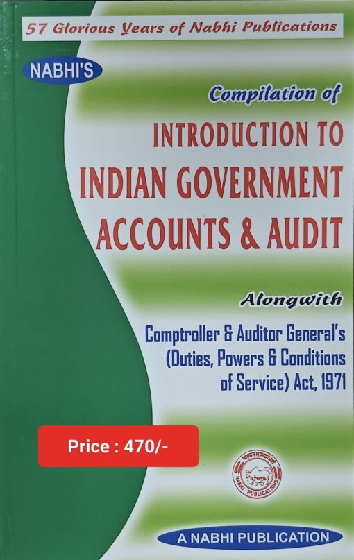 Nabhi’s Compilation of Introduction to Indian Government Accounts & Audit - Edition 2023