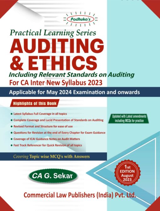 Commercial's Practical Learning Series - Auditing and Ethics by G. Sekar for May 2024