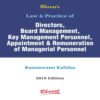 Law & Practice of Directors, Board Management, Key Management Personnel, Appointment & Remuneration of Managerial Personnel by Ramaswami Kalidas (June 2019 First Edition)