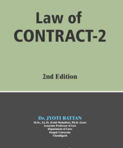 Bharat's Law of Contract-2 by Dr. Jyoti Rattan 2nd Edition 2019