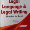 ALH's Legal language & Legal Writing (English for law) by Dr. S.R. Myneni - 2nd Edition Reprint 2022