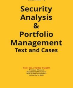 Taxmann's Security Analysis & Portfolio Management Text and Cases by Vanita Tripathi