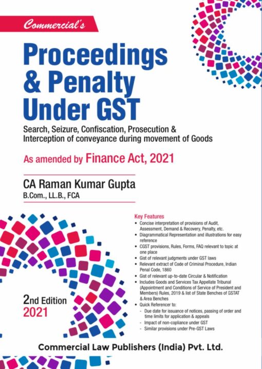 Commercial's Proceedings & Penalty Under GST By Raman Kumar Gupta - 2nd Edition 2021