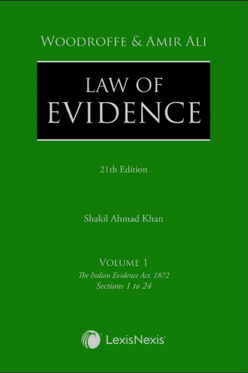 Lexis Nexis's Law of Evidence (Set of 4 Vols.) by Woodroffe and Amir Ali 21st Edition 2020