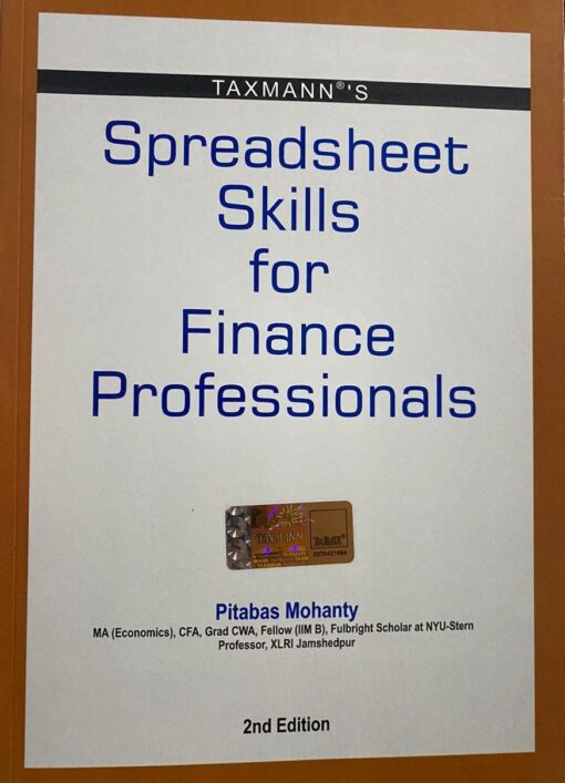 Taxmann's Spreadsheet Skills for Finance Professionals by Pitabas Mohanty - 2nd Edition August 2020