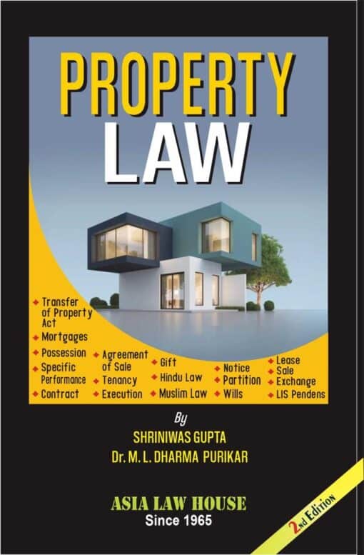 ALH's Property Law by Shriniwas Gupta - 2nd Edition 2023