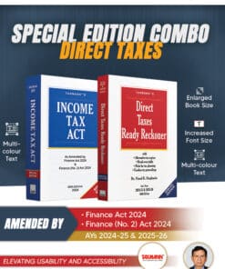 Taxmann's SPECIAL EDITION COMBO for Direct Taxes—Income Tax Act & Direct Taxes Ready Reckoner | Finance Act 2024 | Finance (No. 2) Act 2024 Edition | AYs 2024-25 & 2025-26 | Set of 2 Books