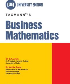 Taxmann's Business Mathematics by S.R. Arora - Reprint 2021