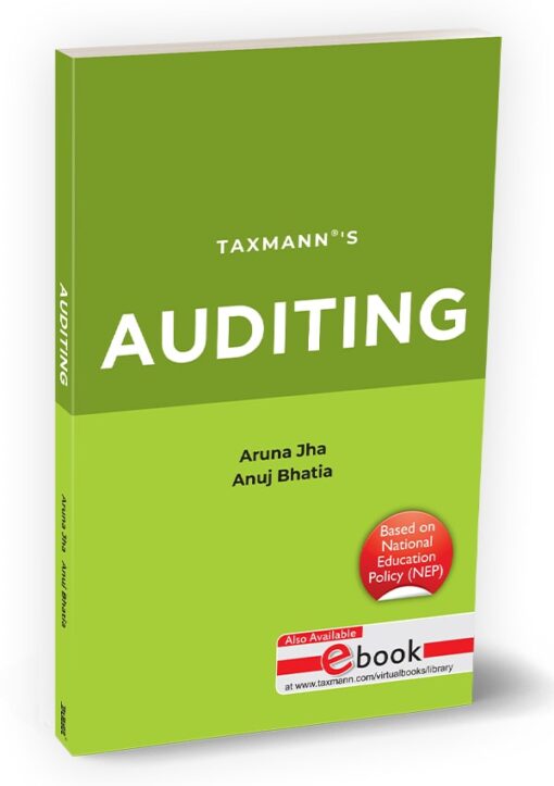 Taxmann's Auditing | B.Com. (Hons.)/B.Com | UGCF by Aruna Jha - 1st Edition 2024