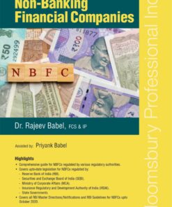 Bloomsbury’s Handbook of Non-Banking Financial Companies by Dr Rajeev Babel - 1st Edition October 2020