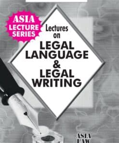 ALH's Lectures on Legal Language & Legal Writing by Dr. Rega Surya Rao - Edition 2022