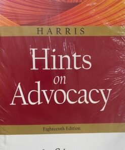 LJP's Hints on Advocacy by Harris - 18th Edition - Indian Economy Reprint 2021