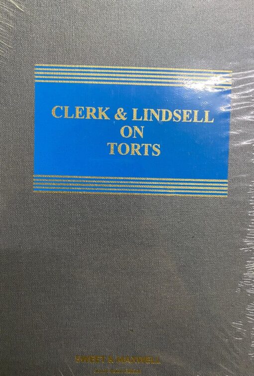 Sweet & Maxwell's Clerk Lindsell on Torts - 22nd South Asian Edition 2020