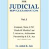 Ascent's Judicial Services Examination Vol-1 by Dr. Ashok Kumar Jain