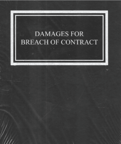 Sweet & Maxwell's Damages for Breach of Contract by Richard Lawson - South Asian Edition 2021