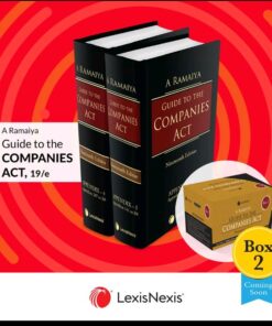 Lexis Nexis's Guide to the Companies Act (Box 2) by A Ramaiya - 19th Edition 2021