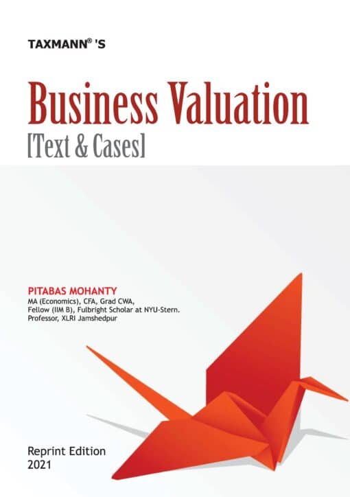 Taxmann's Business Valuation – Text & Cases by Pitabas Mohanty - Reprint Edition 2021