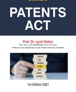 Bharat's Patents Act by Dr. Jyoti Rattan - 1st Edition 2021