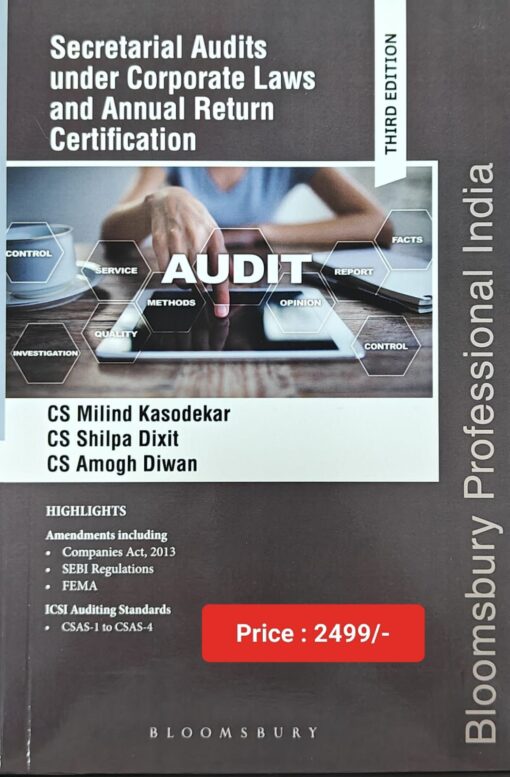 Bloomsbury’s Secretarial Audits under Corporate Laws and Annual Return Certification by CS Milind Kasodekar