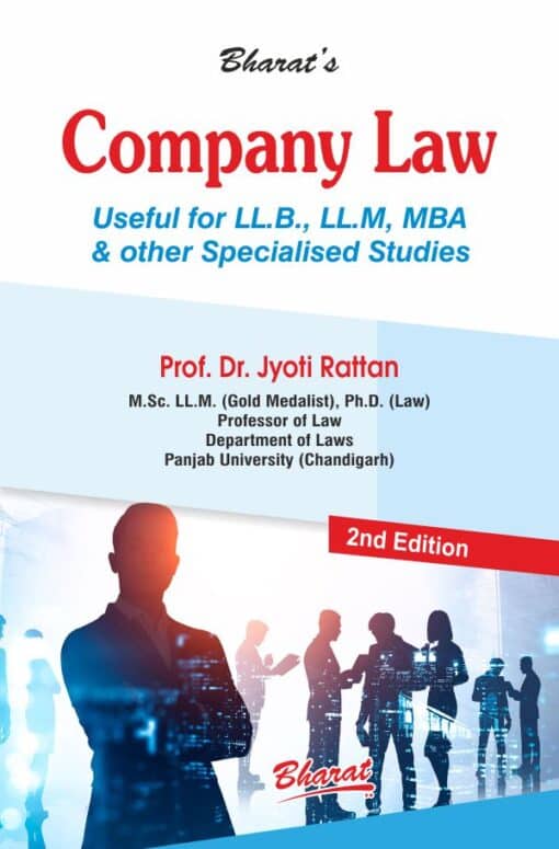 Bharat's Company Law by Dr. Jyoti Rattan - 2nd Edition 2023