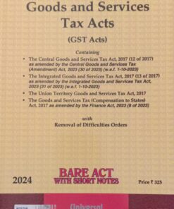 Lexis Nexis’s The Goods and Services Tax Acts (Bare Act) - 2024 Edition