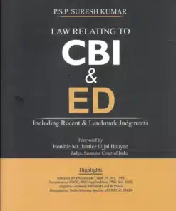 Vinod Publication's Law relating to CBI and ED by PSP Suresh Kumar