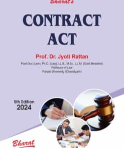 Bharat's Contract Act (Covering Contract-1 & Contract-2) by Dr. Jyoti Rattan - 5th Edition 2024