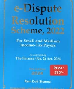 Commercial's E-Dispute Resolution Scheme, 2022 by Ram Dutt Sharma