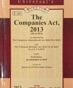 Lexis Nexis’s The Companies Act, 2013 (Bare Act) (Pocket Edition) - 2023 Edition