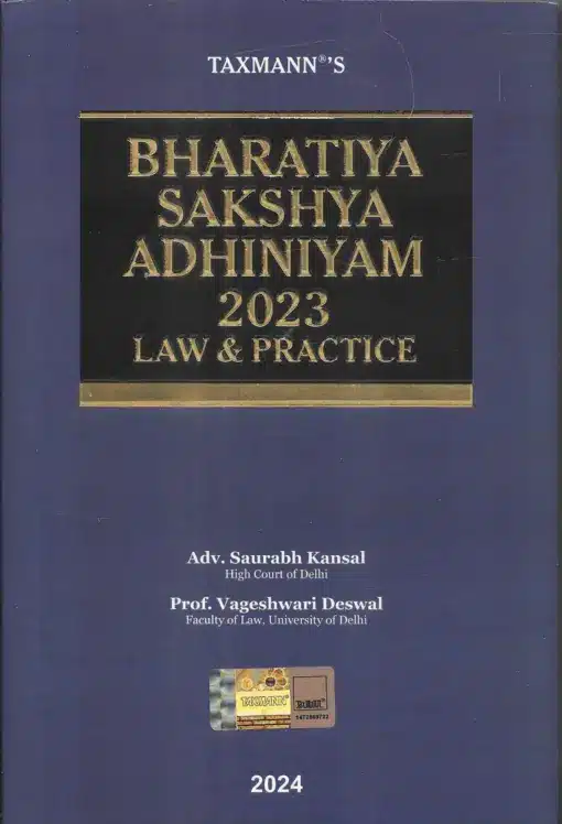 Taxmann's Bharatiya Sakshya Adhiniyam 2023 | Law & Practice by Saurabh Kansal