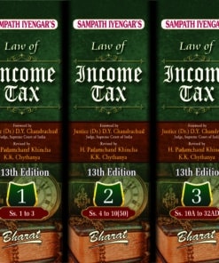 Bharat's Law of Income Tax (Volume 1 to 10) By Sampath Iyengar - 13th Edition 2024