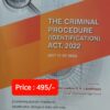 Sweet & Soft's The Criminal Procedure (Identification) Act, 2022 by Tripathi - Edition 2022