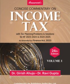 Commercial's Commentary on Income Tax By Dr Girish Ahuja & Dr Ravi Gupta