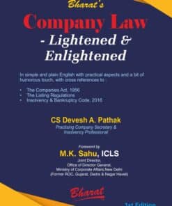 Bharat's Company Law — Lightened & Enlightened by CS. Devesh A. Pathak