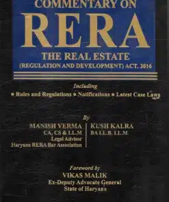 Whitesmann's Commentary on RERA by Manish Verma and Kush Kalra - Edition 2022