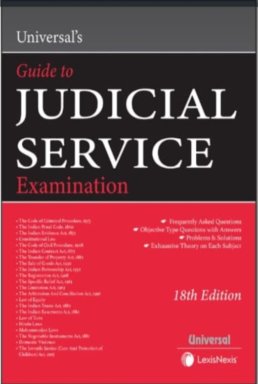 Lexis Nexis's Guide to Judicial Service Examination by Universal - 18th Edition 2023