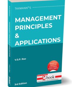 Taxmann's Management Principles & Application | UGCF by V.S.P. Rao - 3rd Edition 2024