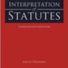 Lexis Nexis's Interpretation of Statutes by N S Bindra - 13th Edition November 2022