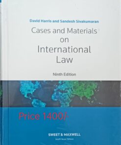 Sweet & Maxwell's Cases and Materials on International Law by David Harris - South Asian Reprint of the 9th Edition