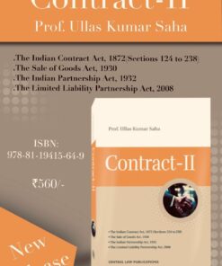 CLP's Contract-II by Ullas Kumar Saha - 1st Edition 2024