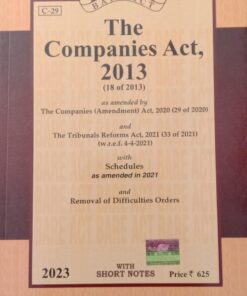 Lexis Nexis’s The Companies Act, 2013 (Bare Act) - 2023 Edition