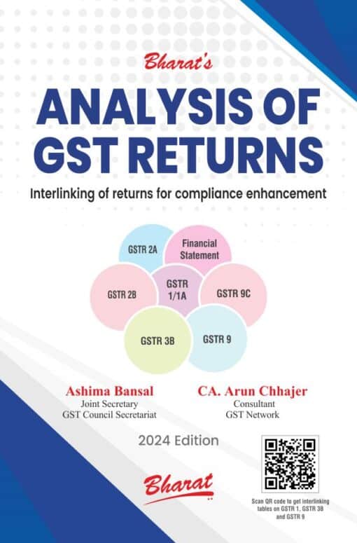 Bharat's Analysis of GST Returns by CA. Arun Chhajer - 1st Edition 2024