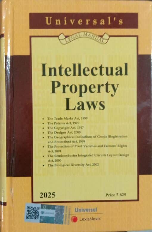 Lexis Nexis’s Intellectual Property Laws (Acts only) (Pocket size) - 2025 Edition