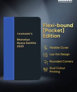 Taxmann's Bharatiya Nyaya Sanhita 2023 | Flexi-bound [Pocket] - Edition August 2024