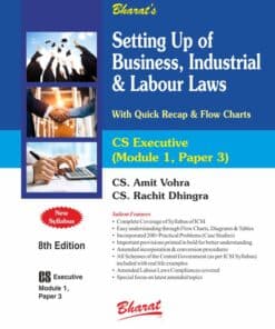 Bharat's Setting Up of Business, Industrial & Labour Laws by CS Amit Vohra for June 2024 Exam