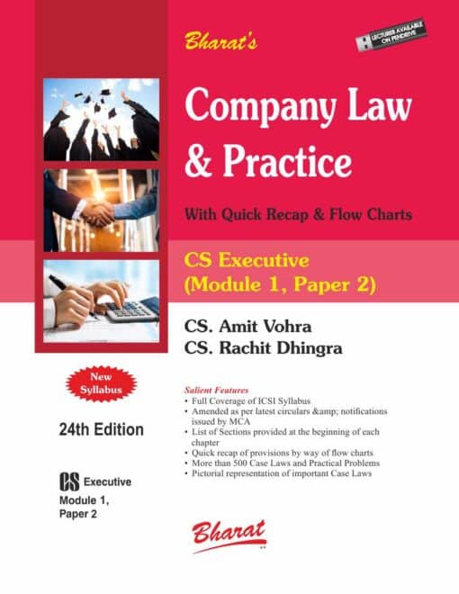 Bharat's Company law & Practice by CS Amit Vohra for Dec 2023 Exam