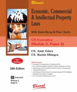 Bharat's Economic, Commercial & Intellectual Property Laws by CS Amit Vohra for Dec 2023 Exam