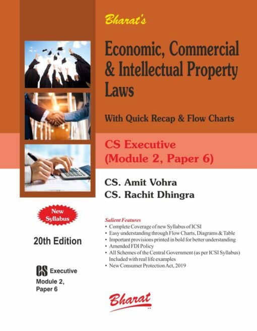 Bharat's Economic, Commercial & Intellectual Property Laws by CS Amit Vohra for Dec 2023 Exam